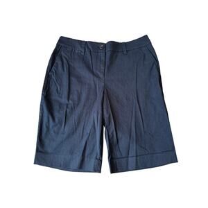 TALBOTS Perfect Shorts 10.5 inch inseam; size 4; Black; classic styling